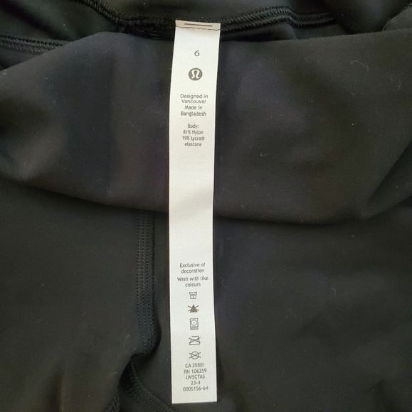 Hawaii Exclusive Black Align Pant, Hard to Get Size 6 - Picture 5 of 7